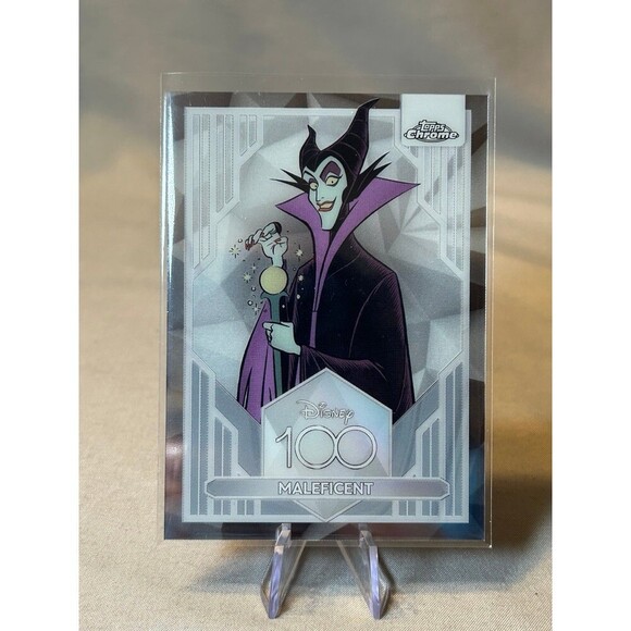Topps Chrome Disney 100 Maleficent Collectible Card - Picture 1 of 2